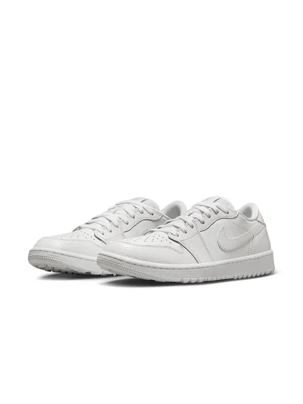 Кроссовки 1 low og golf 'white croc' Air Jordan — изображение 3 из 4, белый