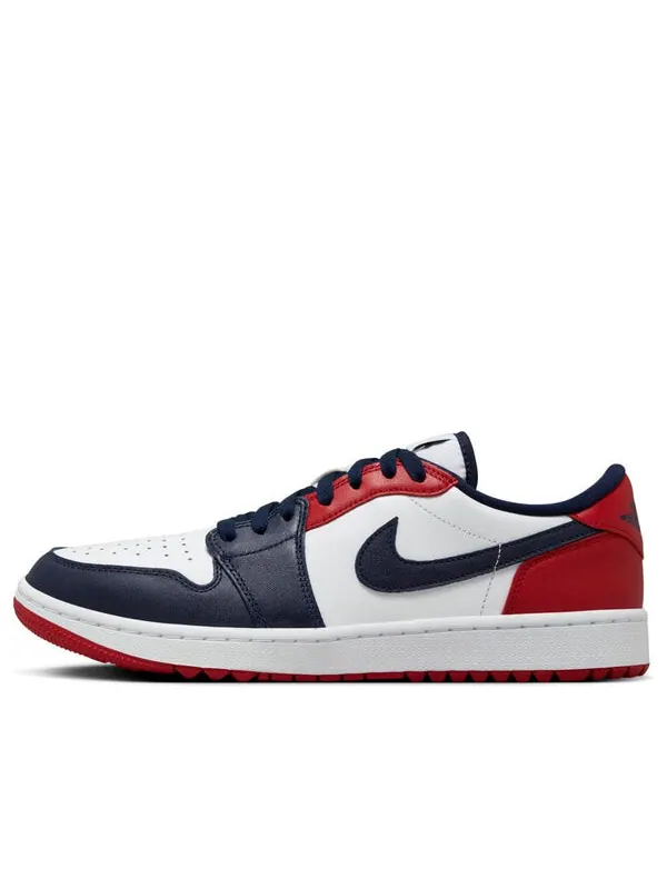 Кроссовки 1 retro low golf 'usa' Air Jordan — изображение 1 из 4, белый//красный