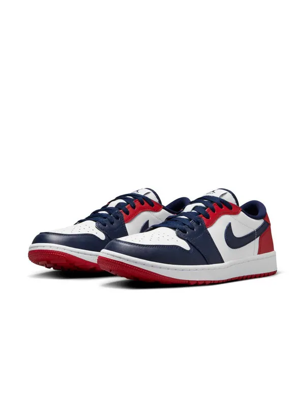 Кроссовки 1 retro low golf 'usa' Air Jordan — изображение 3 из 4, белый//красный