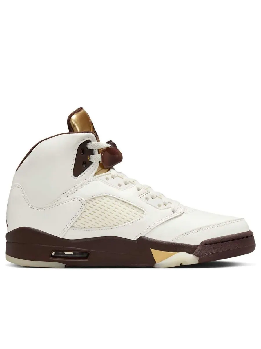 Кроссовки (WMNS) Air Jordan 5 'Golden Ticket' — изображение 2 из 6, коричневый