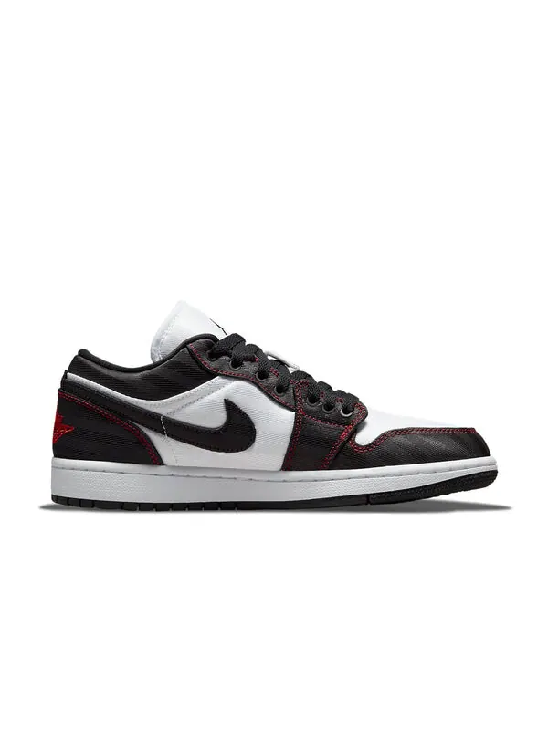 Кроссовки 1 low se утилита Air Jordan — изображение 2 из 4, белый/черный/красный