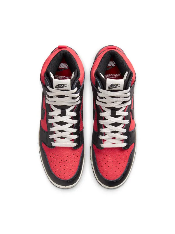Кроссовки x undercover dunk high 1985 Nike — изображение 4 из 4, красный/черный