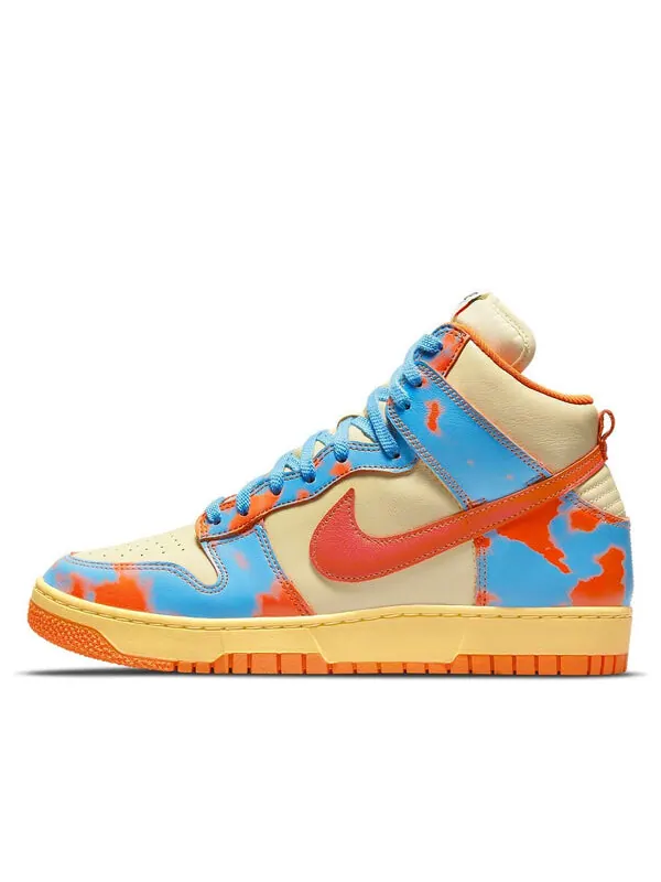 Кроссовки данки высокие 1985 Nike — изображение 1 из 4, оранжевый/синий/кремовый