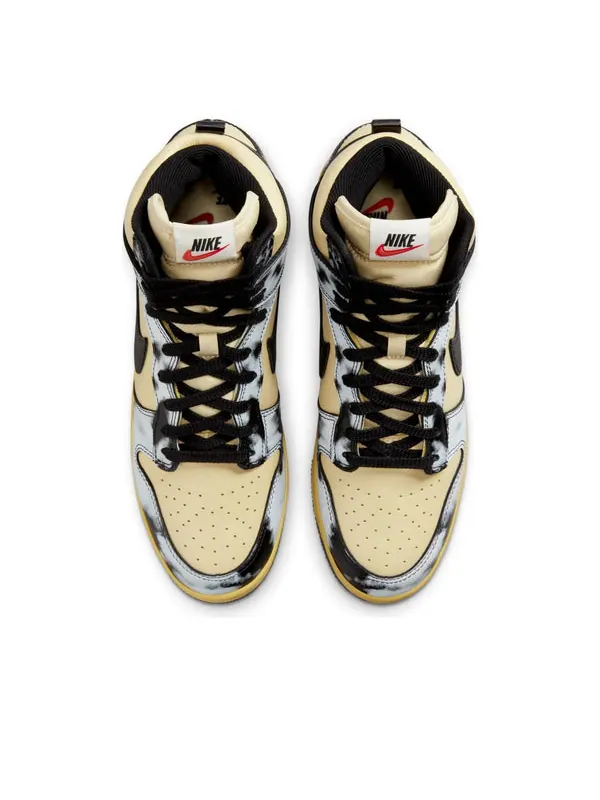 Кроссовки dunk high 1985 'black acid wash' Nike — изображение 4 из 4, черный