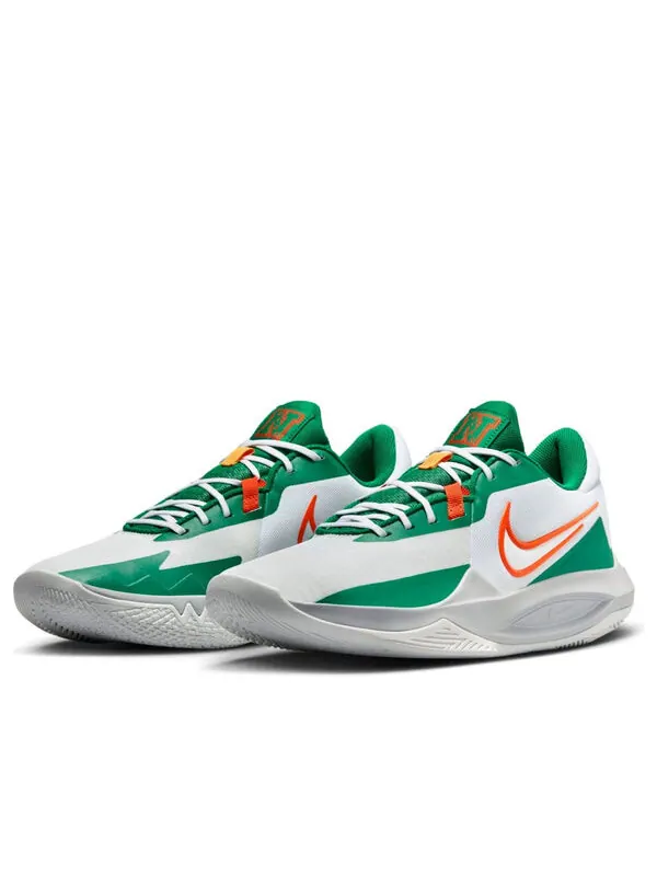 Кроссовки precision 6 'malachite safety orange' Nike — изображение 3 из 4, белый///оранжевый