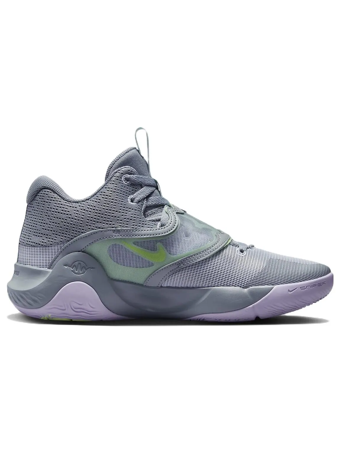 Кроссовки Nike KD Trey 5 X — изображение 2 из 6, сиреневый