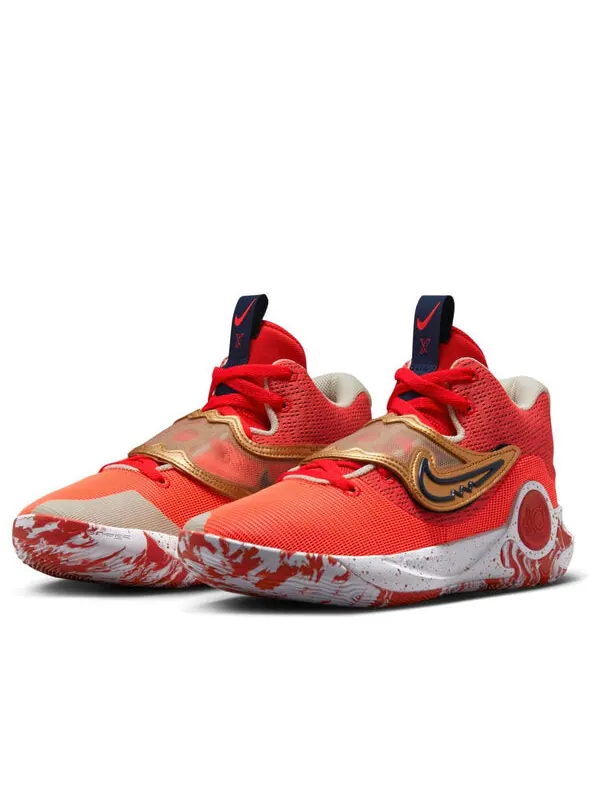 Кроссовки kd trey 5 x 'university red metallic gold' Nike — изображение 3 из 4, красный