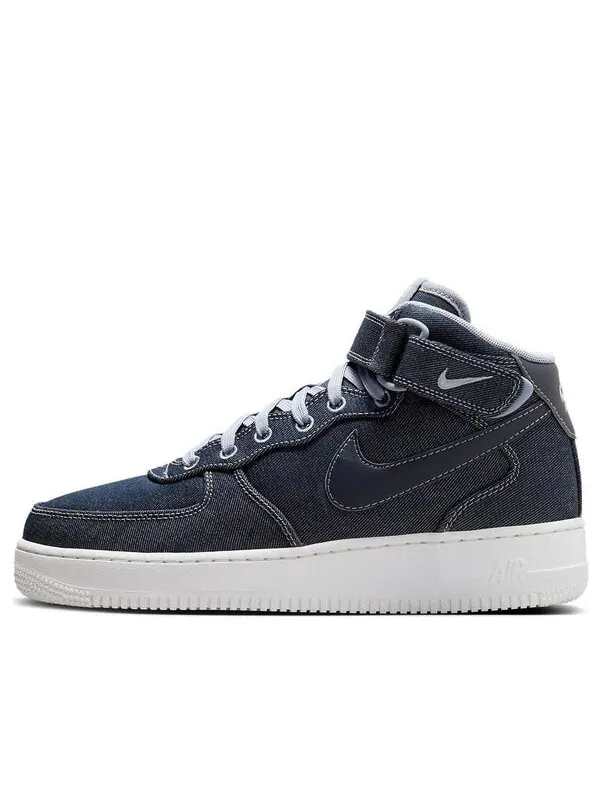 Кроссовки air force 1 mid 'denim' Nike — изображение 1 из 4, синий/мульти