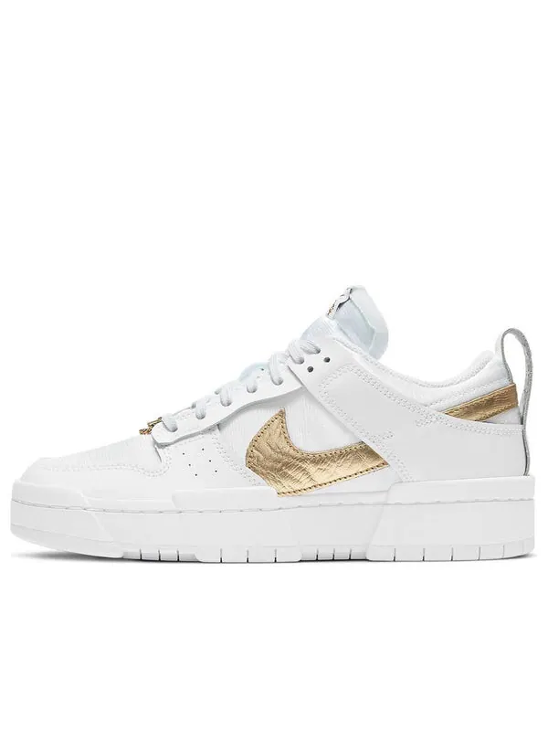 Кроссовки dunk low destroy Nike — изображение 1 из 4, белый/золотистый