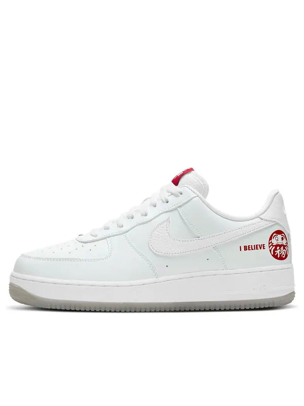 Кроссовки air force 1 низкие Nike — изображение 1 из 4, белый/красный