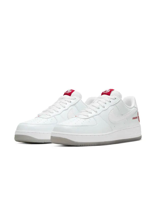 Кроссовки air force 1 низкие Nike — изображение 3 из 4, белый/красный