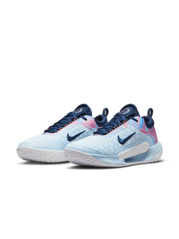 Кроссовки Court Zoom NXT Nike — изображение 3 из 4, синий/розовый
