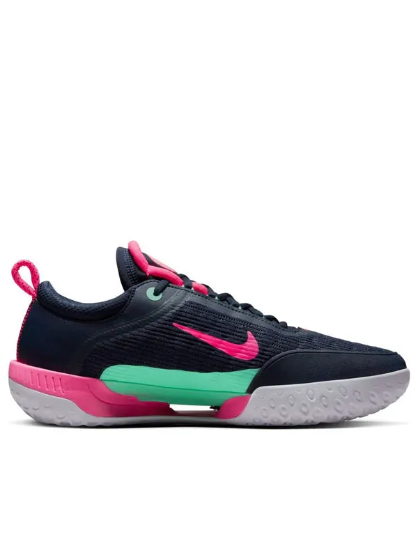 Кроссовки court zoom nxt 'obsidian hyper pink' Nike — изображение 2 из 4, зеленый/белый/розовый
