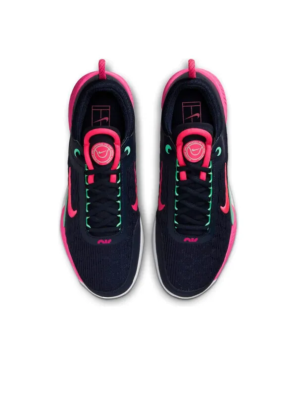 Кроссовки court zoom nxt 'obsidian hyper pink' Nike — изображение 4 из 4, зеленый/белый/розовый