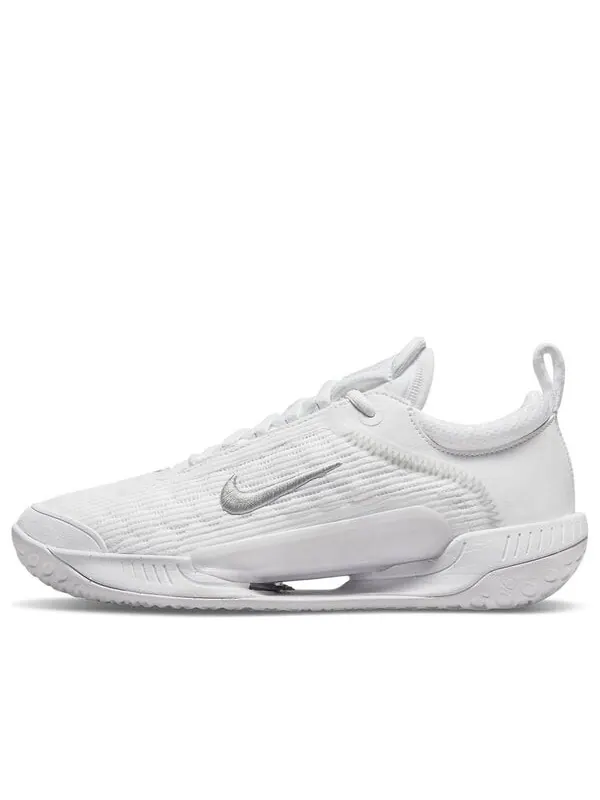 Кроссовки court zoom nxt 'white metallic silver' Nike — изображение 1 из 4, белый