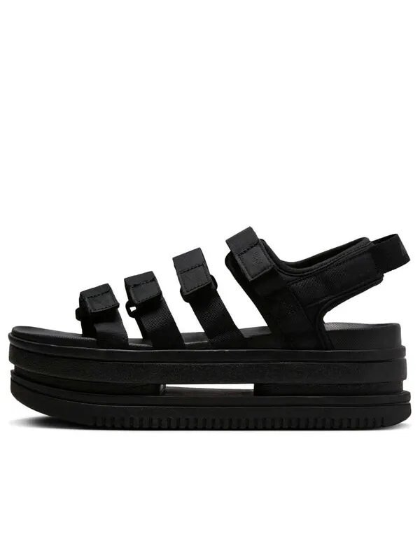 Сандалии икона классические сандалии Nike — изображение 1 из 4, черный/черный/черный