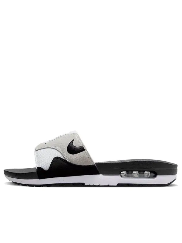 Тапочки air max 1 slide 'white black' Nike — изображение 1 из 4