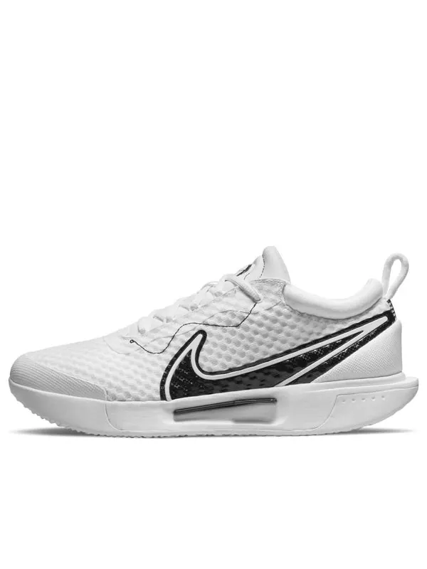 Кроссовки court zoom pro tennis shoes 'white black' Nike — изображение 1 из 4, белый/черный