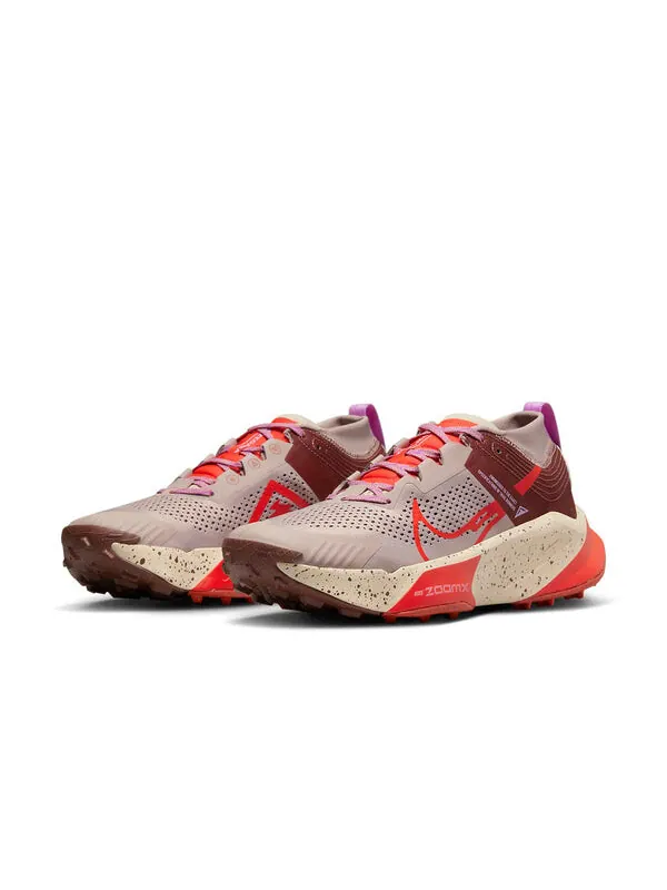 Кроссовки zoomx zegama trail Nike — изображение 3 из 4, темный/песочный/красный