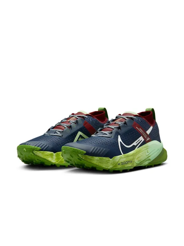 Кроссовки zoomx zegama trail Nike — изображение 3 из 4, синий/зеленый