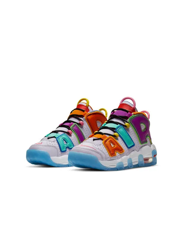 Кроссовки air more uptempo orange/blue/purple Nike — изображение 3 из 4, синий/желтый/фиолетовый