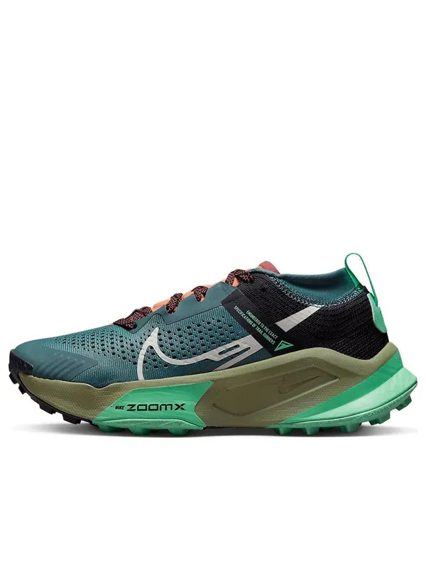 Кроссовки zoomx zegama 'mineral slate' Nike — изображение 1 из 4, черный/зеленый