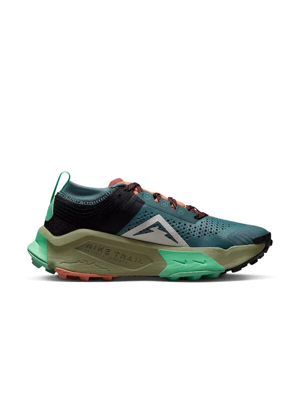 Кроссовки zoomx zegama 'mineral slate' Nike — изображение 2 из 4, черный/зеленый