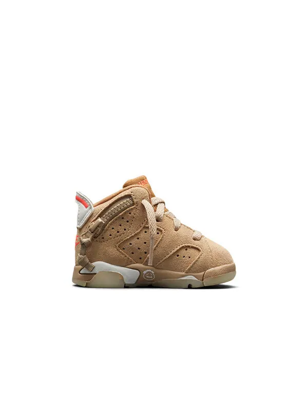 Кроссовки 6 ретро x travis scott Air Jordan — изображение 2 из 4, коричневый