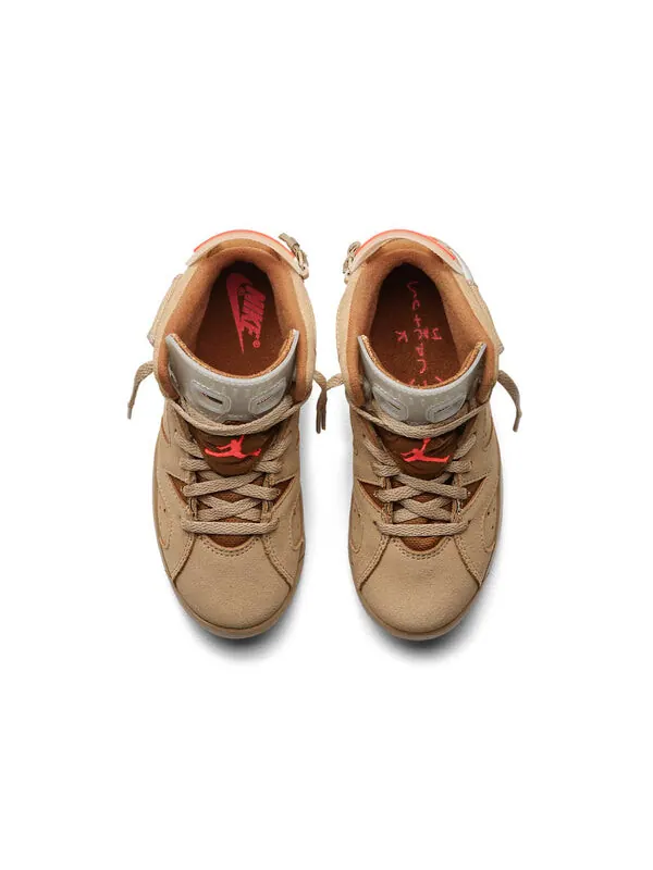 Кроссовки 6 ретро x travis scott Air Jordan — изображение 4 из 4, коричневый