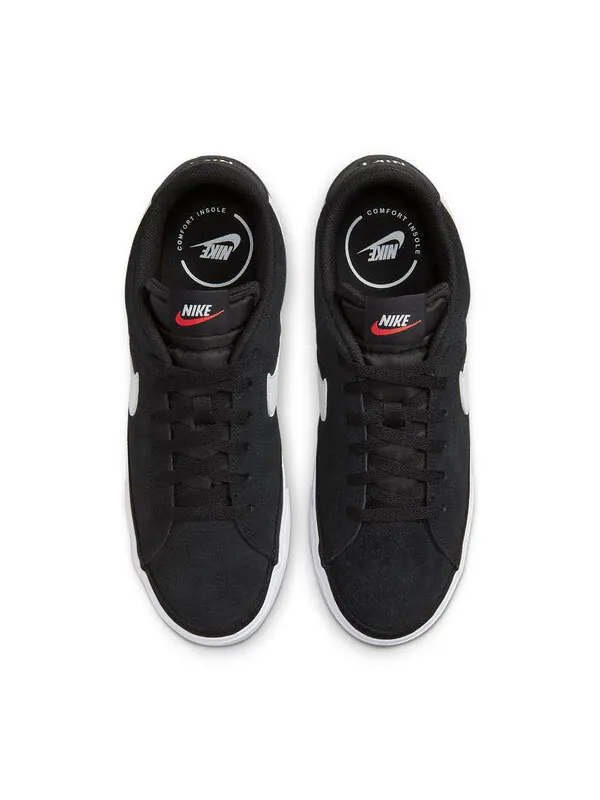 Кроссовки Court Legacy Suede Nike — изображение 4 из 4, черный/белый
