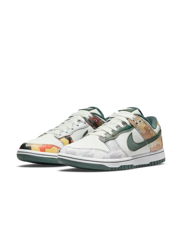 Кроссовки dunk low se 'sail multi-camo' Nike — изображение 3 из 4