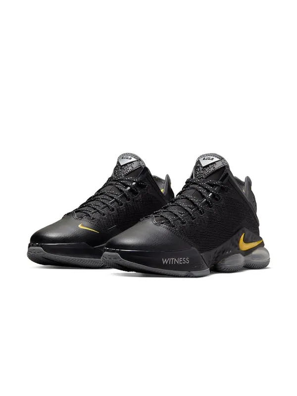 Кроссовки lebron 19 low 'witness' Nike — изображение 3 из 4, черный/желтый
