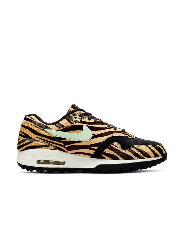 Кроссовки air max 1 golf 'tiger stripes' Nike — изображение 2 из 4, черный/белый/желтый