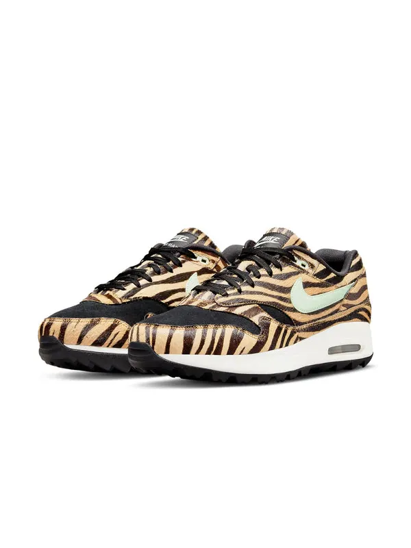 Кроссовки air max 1 golf 'tiger stripes' Nike — изображение 3 из 4, черный/белый/желтый