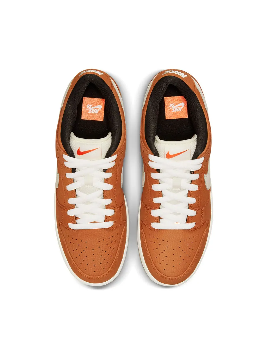 Кроссовки Nike Dunk Low Pro ISO SB 'Dark Russet' — изображение 4 из 6, оранжевый