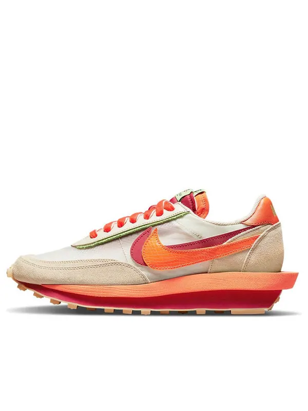 Кроссовки x sacai x clot ldwaffle Nike — изображение 1 из 4, оранжевый