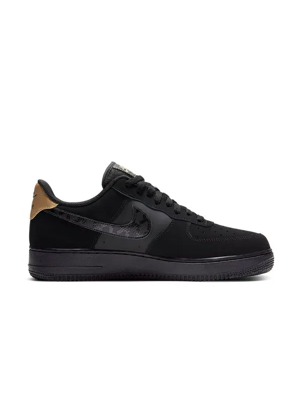 Кроссовки air force 1 золотые Nike — изображение 2 из 4, черный/золотистый