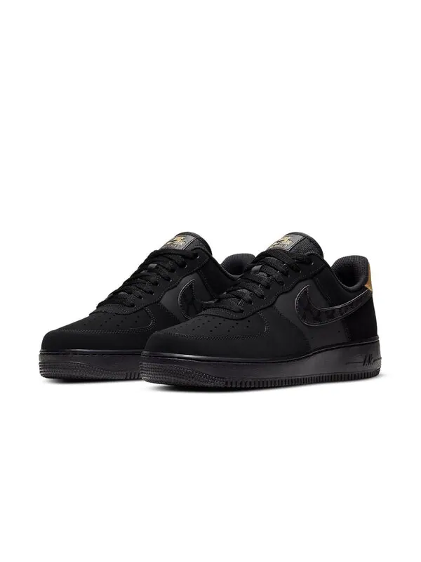 Кроссовки air force 1 золотые Nike — изображение 3 из 4, черный/золотистый