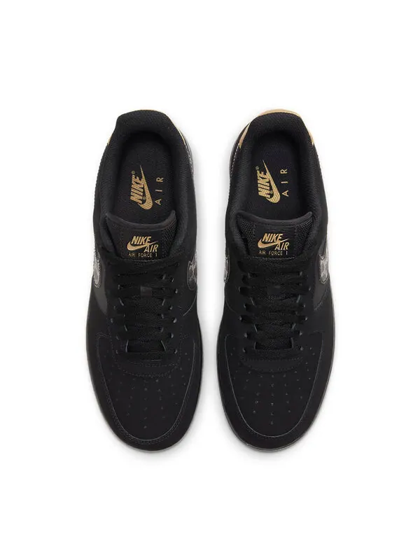 Кроссовки air force 1 золотые Nike — изображение 4 из 4, черный/золотистый