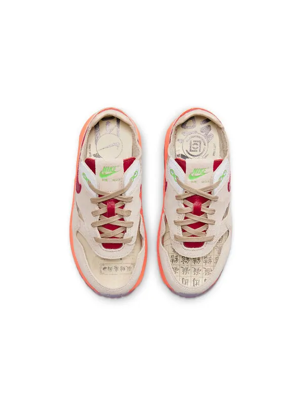 Кроссовки клот х аир макс 1 Nike — изображение 4 из 4, коричневый/красный