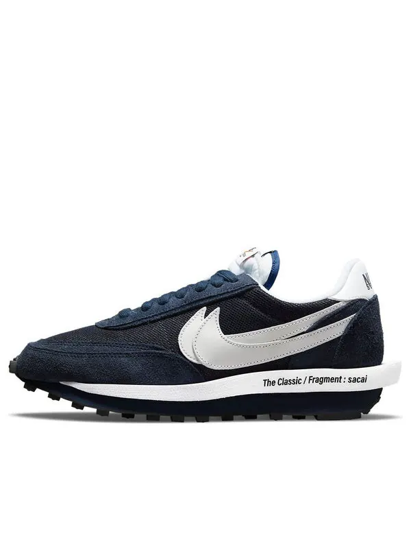 Кроссовки x sacai x фрагмент дизайн ldv вафля Nike — изображение 1 из 4, синий//белый