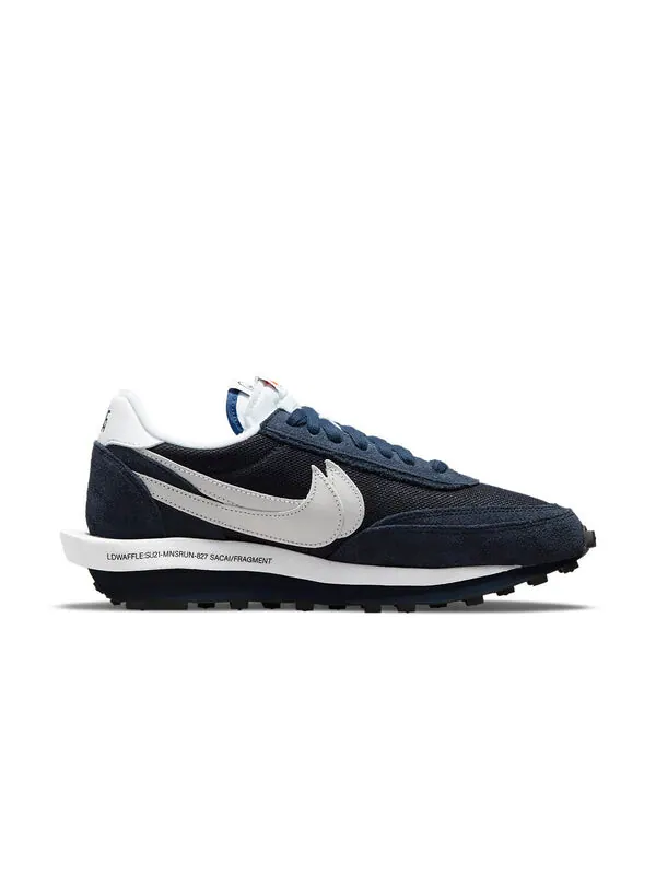 Кроссовки x sacai x фрагмент дизайн ldv вафля Nike — изображение 2 из 4, синий//белый
