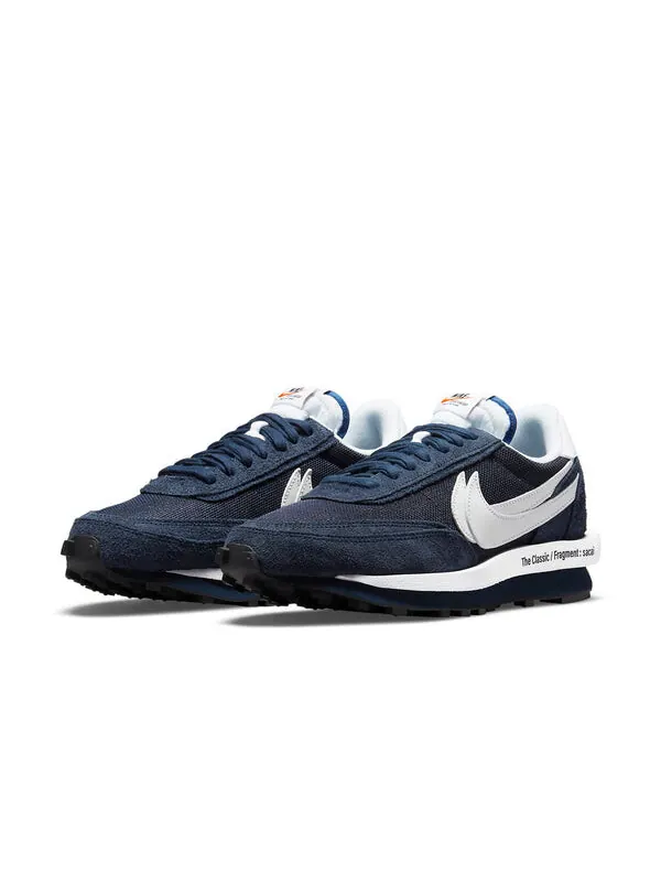 Кроссовки x sacai x фрагмент дизайн ldv вафля Nike — изображение 3 из 4, синий//белый