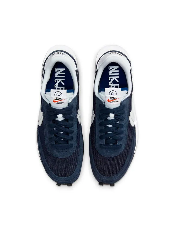 Кроссовки x sacai x фрагмент дизайн ldv вафля Nike — изображение 4 из 4, синий//белый
