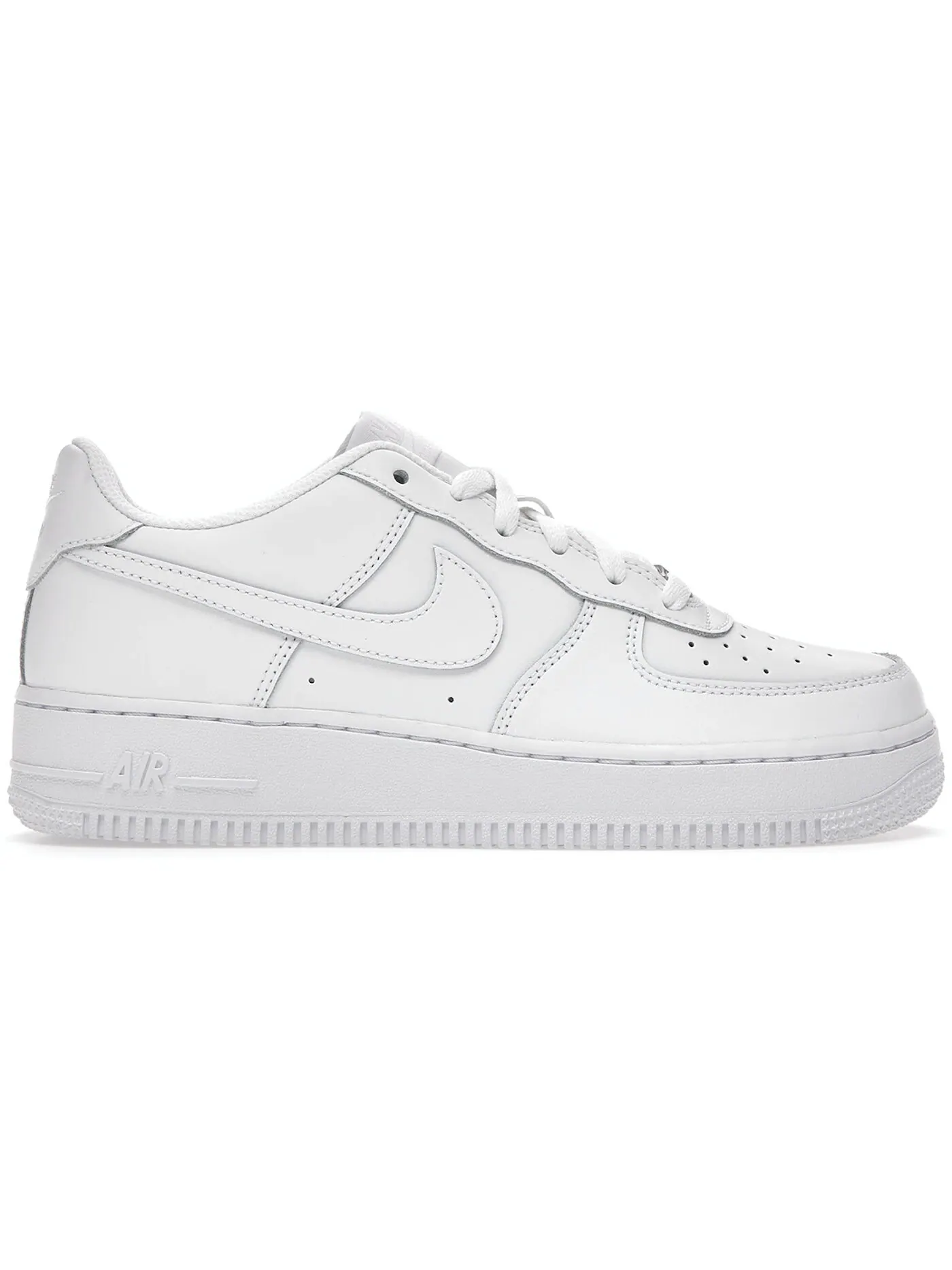 Белые подростковые кроссовки Nike Air Force 1 Low LE — изображение 2 из 4, белый/белый