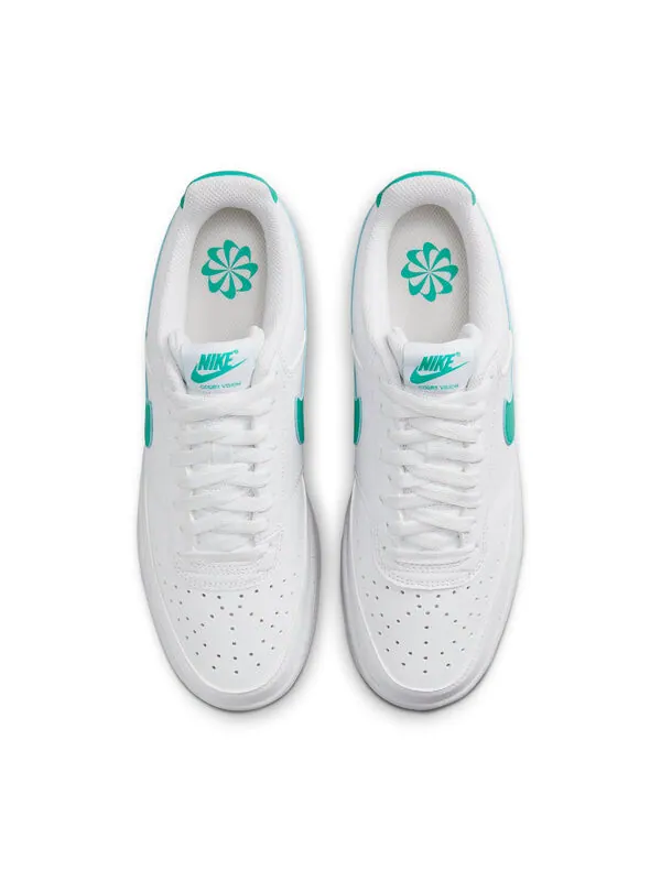 Кроссовки court vision low next nature 'white clear jade' Nike — изображение 4 из 4, белый/прозрачный