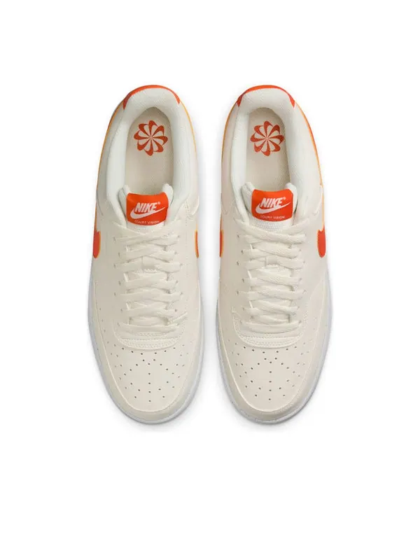 Кроссовки court vision low next nature Nike — изображение 4 из 4, бежевый