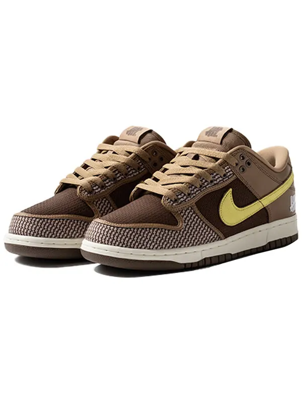 Кроссовки x undefeated dunk low sp Nike — изображение 2 из 4, коричневый