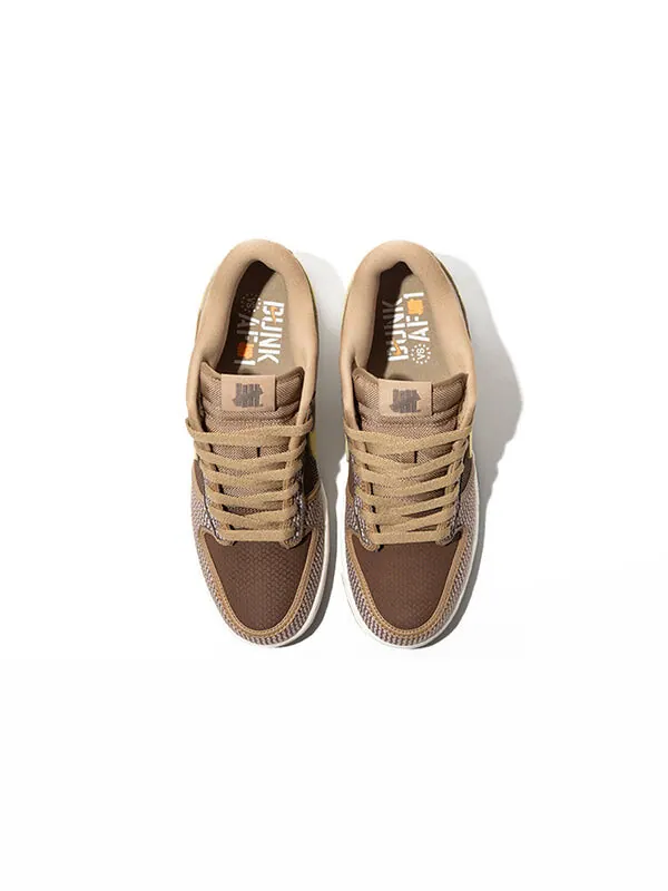 Кроссовки x undefeated dunk low sp Nike — изображение 3 из 4, коричневый