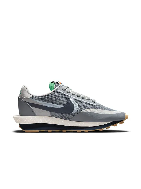 Кроссовки x sacai x clot ldwaffle Nike — изображение 2 из 4, серый//серый